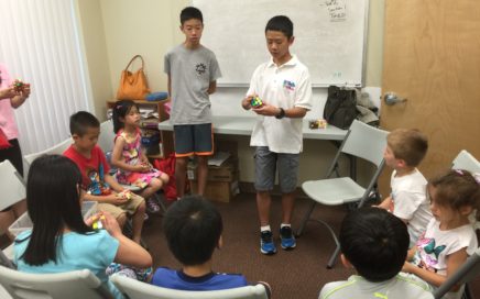 Michael Wu teaches the Rubik's Cube